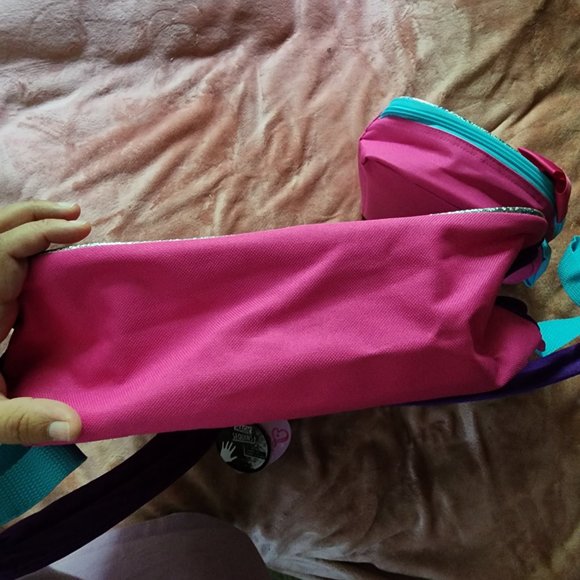 Girls Jojo Siwa Rainbow Sequined Full Size Backpack & Lunchbox Bag Set NWT - Picture 12 of 16